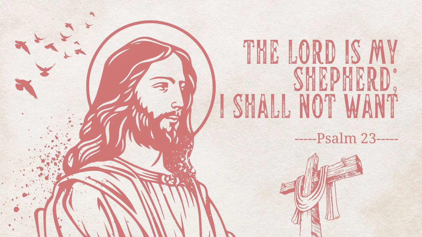 the lord is my shepherd i shall not want